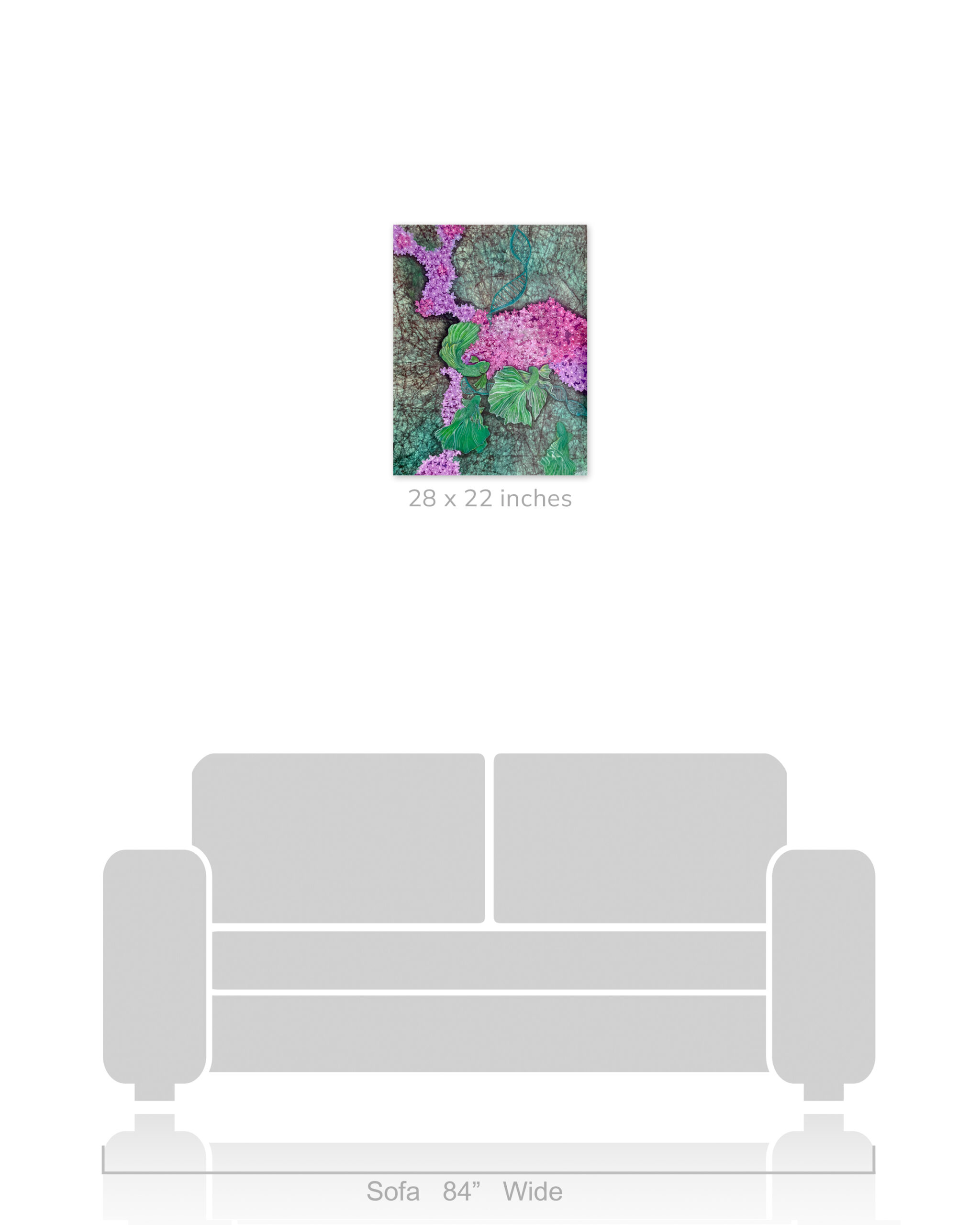 8. Hamza Panhwar – 28 x 22 inches Vector Sofa